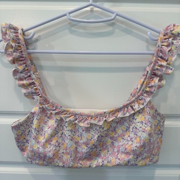 EUC - LoveShackFancy Palm Bikini Top - Size Small - Picture 2 of 4